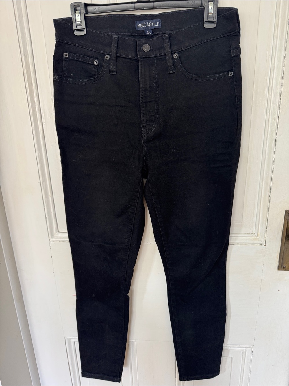 J. Crew Mercantile Black Skinny Jeans - High-Rise Stretch
